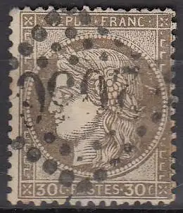 Frankreich MiNr. 54 Freim. Cereskopf (30c) gestempelt