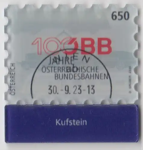 Österreich MiNr. 3749 Österreichische Bundesbahnen, Zierfeld Kufstein