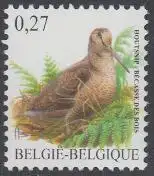 Belgien Mi.Nr. 3944 Freim. Vögel, Waldschnepfe (0,27)