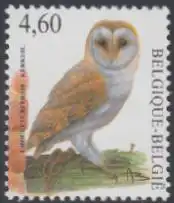 Belgien Mi.Nr. 4029 Freim. Vögel, Schleiereule (4,60)