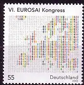D,Bund Mi.Nr. 2470 Kongreß europ. Rechnungskontrollbehörden, Europakarte (55)