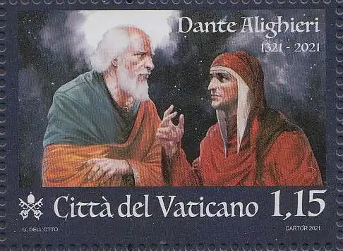 Vatikan Mi.Nr. 2035, 700. Todestag von Dante Alighieri ((1,15)