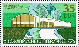 D,DDR Mi.Nr. 2103 Olympia 1976 Innsbruck, Eissporthalle Chemnitz (35)