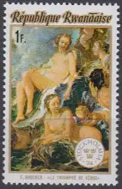 Ruanda Mi.Nr. 644A Int.Bfm.ausstellungen, Gemälde Boucher, Triumpf der Venus (1)