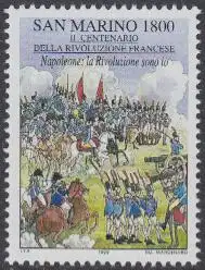 San Marino Mi.Nr. 1423 Franz.Revolution, Revolutionsarmee Napoleons (1800)