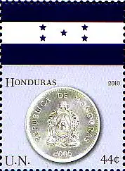 UNO New York Mi.Nr. 1179 Flaggen und Münzen, Honduras (44)