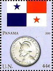 UNO New York Mi.Nr. 1181 Flaggen und Münzen, Panama (44)
