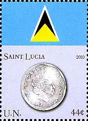 UNO New York Mi.Nr. 1183 Flaggen und Münzen, St. Lucia (44)