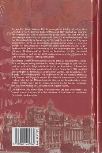 Battenberg Katalog Kurt Jaeger/Sonntag Die deutschen Münzen seit 1871 28.Auflage