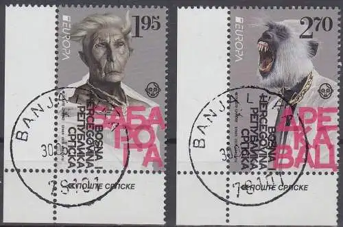 Bosnien-Herz.Serb. MiNr. 885-886A Europa 2022, Geschichten und Mythen (2 Werte)