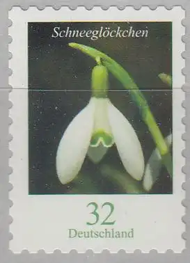 D,Bund MiNr. 3662 a.Ro Freim.Blumen, Schneeglöckchen skl. aus Rolle (32)