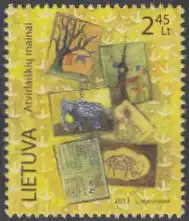 Litauen Mi.Nr. 1146 Postkartennetzwerk Postcrossing (2,45)