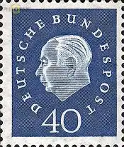 D,Bund Mi.Nr. 305 Heuss (40)