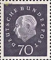 D,Bund Mi.Nr. 306 Heuss (70)