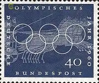 D,Bund Mi.Nr. 335 Olympiade Rom 1960, Wagenrennen (40)