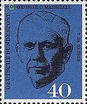 D,Bund Mi.Nr. 344 G.C. Marshall, Friedennobelpreis 1953 (40)