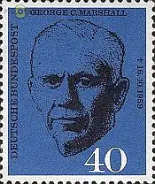 D,Bund Mi.Nr. 344 G.C. Marshall, Friedennobelpreis 1953 (40)