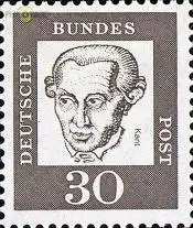 D,Bund Mi.Nr. 354y Bedeutende Deutsche, Immanuel Kant (30)