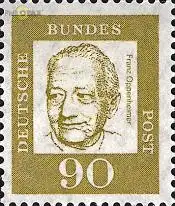 D,Bund Mi.Nr. 360y Bedeutende Deutsche, Franz Oppenheimer (90)
