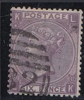 Großbritannien Mi.Nr. 30 Königin Victoria (6 P.)