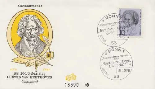 D,Bund Mi.Nr. 616 Beethoven