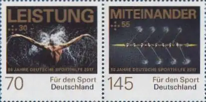 D,Bund MiNr. W 136 Sporthilfe (3307+3309)