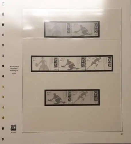 SAFE dual Vordruckblatt Bundesrepublik Deutschland Zusammendrucke 2023