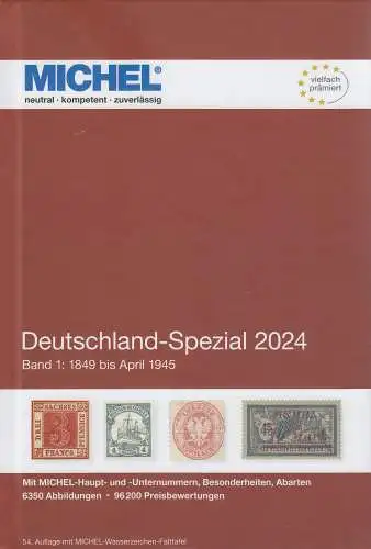 Michel Deutschland Spezial 2024 Band 1 + 2 im SET, 54. Auflage