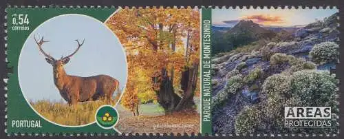 Portugal Mi.Nr. 4746 Naturschutzgebiete, Rothirsch (0,54)