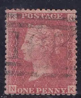 Großbritannien Mi.Nr. 16 Platte 189  Königin Victoria (1 P.)