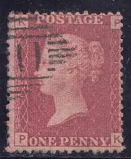Großbritannien Mi.Nr. 16 Platte 154  Königin Victoria (1 P.)