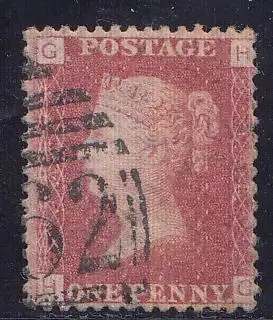 Großbritannien Mi.Nr. 16 Platte 142  Königin Victoria (1 P.)