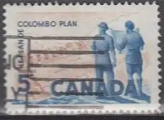 Kanada Mi.Nr. 341 10Jahre Colombo-Plan, Wasserkraftwerk (5)