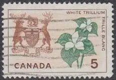 Kanada Mi.Nr. 362 Wappen Ontario, Waldlilie (5)