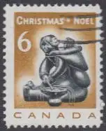 Kanada Mi.Nr. 431x Weihnachten, Specksteinskulptur Mutter und Kind (6)