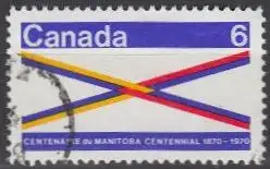 Kanada Mi.Nr. 449x Provinz Manitoba, Straßenkreuzung, Symbolik (6)