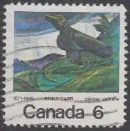 Kanada Mi.Nr. 475 100.Geb.Emily Carr, Gemälde Der große Rabe (6)