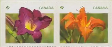 Kanada Mi.Nr. 2807-08 Taglilien, skl. (2 Werte)
