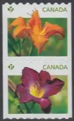 Kanada Mi.Nr. 2809-10 Taglilien, skl. (2 Werte)