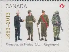 Kanada Mi.Nr. 2962 Princess of Wales' Own Regiment, skl. (-)