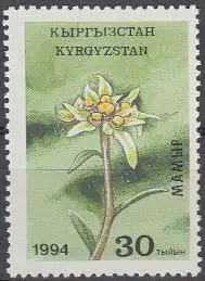 Kirgisien Mi.Nr. 34A Einheimische Flora, Leontopodium leontopodioides, gez. (30)