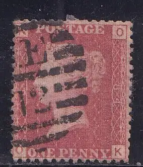 Großbritannien Mi.Nr. 16 Platte 084  Königin Victoria (1 P.)