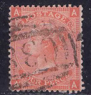 Großbritannien Mi.Nr. 24 Königin Victoria (4 P.)