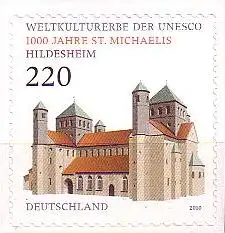 D,Bund Mi.Nr. 2779 a.MH Welterbe, St. Michaelis Hildesheim, skl. a. MH (220)