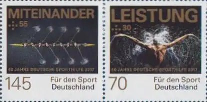 D,Bund MiNr. W 138 Sporthilfe (3309+3307)