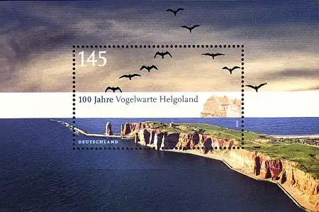 D,Bund Mi.Nr. Block 77 Vogelwarte Helgoland