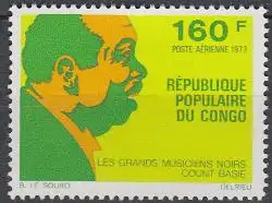 Kongo (Brazzaville) Mi.Nr. 355 Jazzmusiker Count Basie (160)