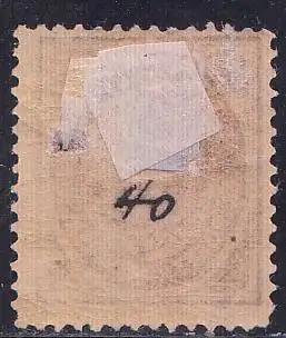 Island Mi.Nr. 3A Ziffer mit Krone im Oval