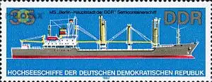 D,DDR Mi.Nr. 2714 Hochseeschiffe, Semicontainerschiff Berlin-Hauptstadt DDR (35)