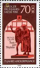 D,DDR Mi.Nr. 3154 Leipziger Frühjahrsmesse 88, Mephisto und Faust (70)